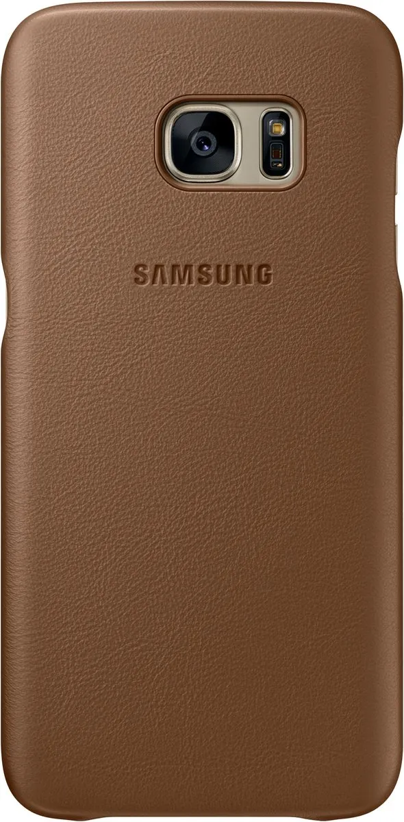 Samsung Galaxy S7 Edge Lederen Hoes - Goud EF-VG935LD