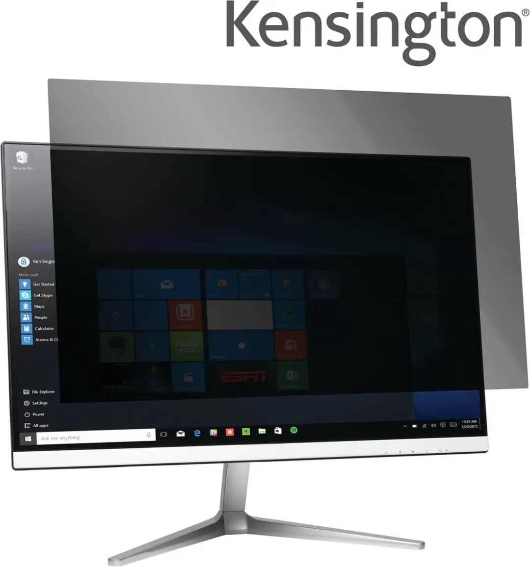 Kensington Privacy Screen 2-Way 32" Wide 21:9