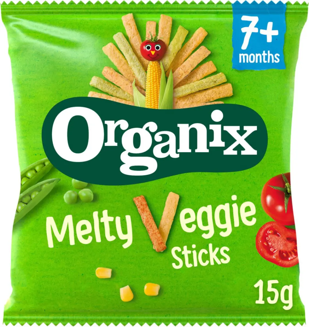 Organix Baby Knabbels Groentesticks 7+M - 15g