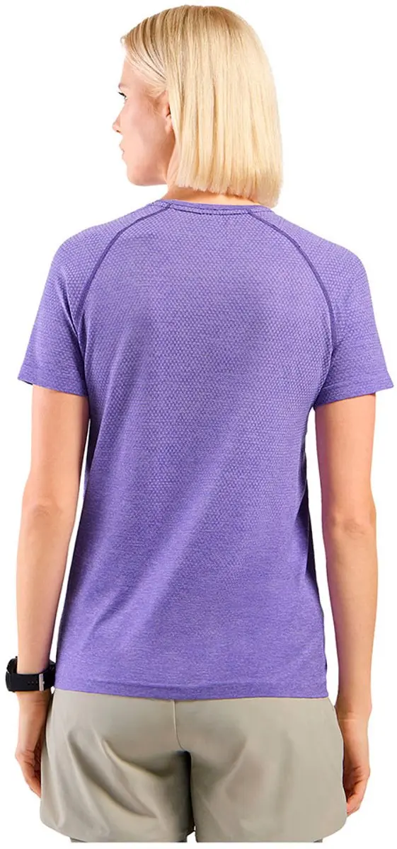 ODLO Crew Essential Seamless T-shirt - Paars L - afbeelding 2 van 4