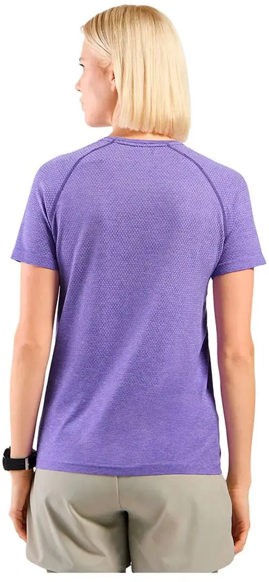ODLO Crew Essential Seamless T-shirt - Paars L - afbeelding 3 van 4