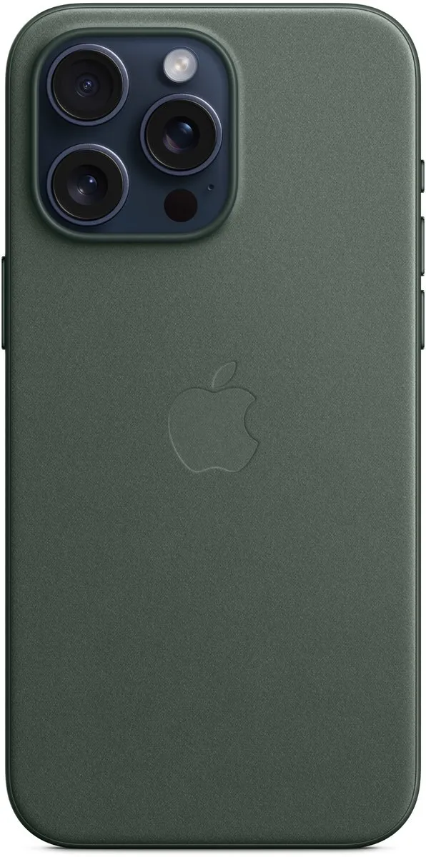 Apple FineWoven Hoesje iPhone 15 Pro Max - Evergreen - MT503ZM/A