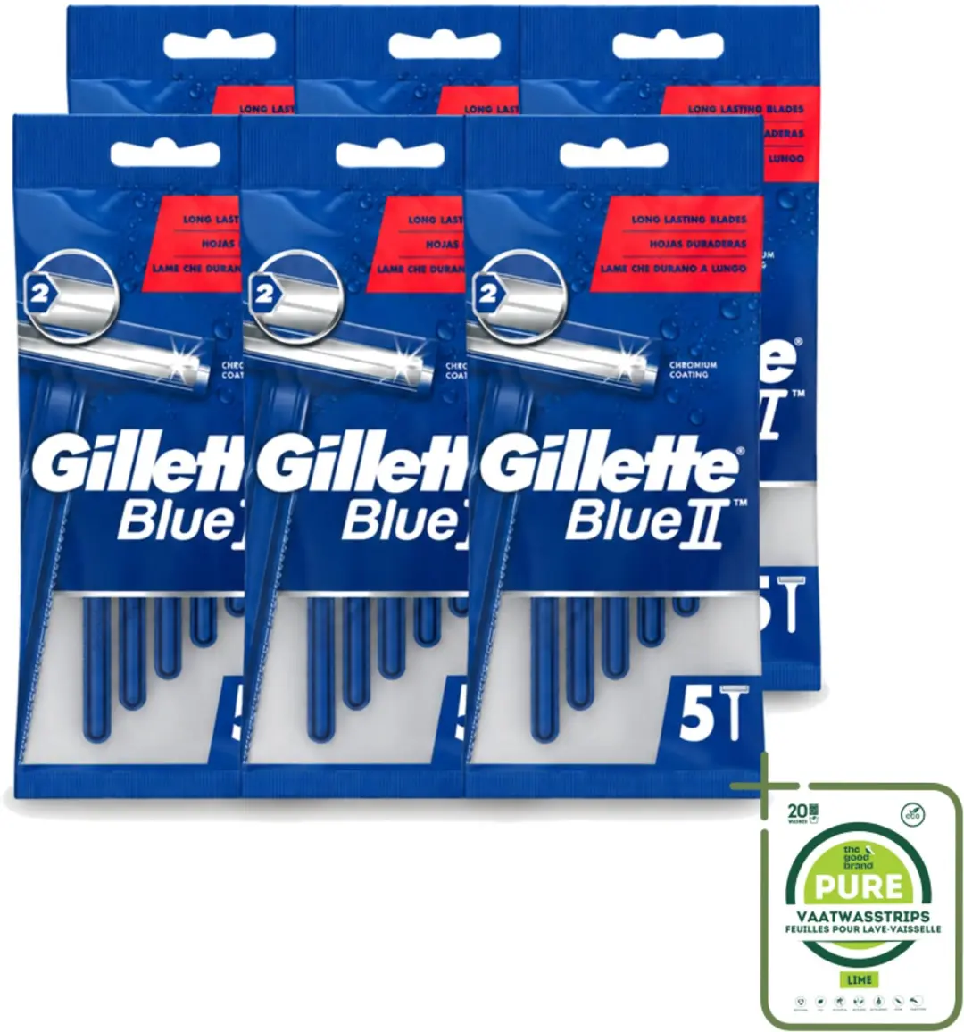 6 x Gillette