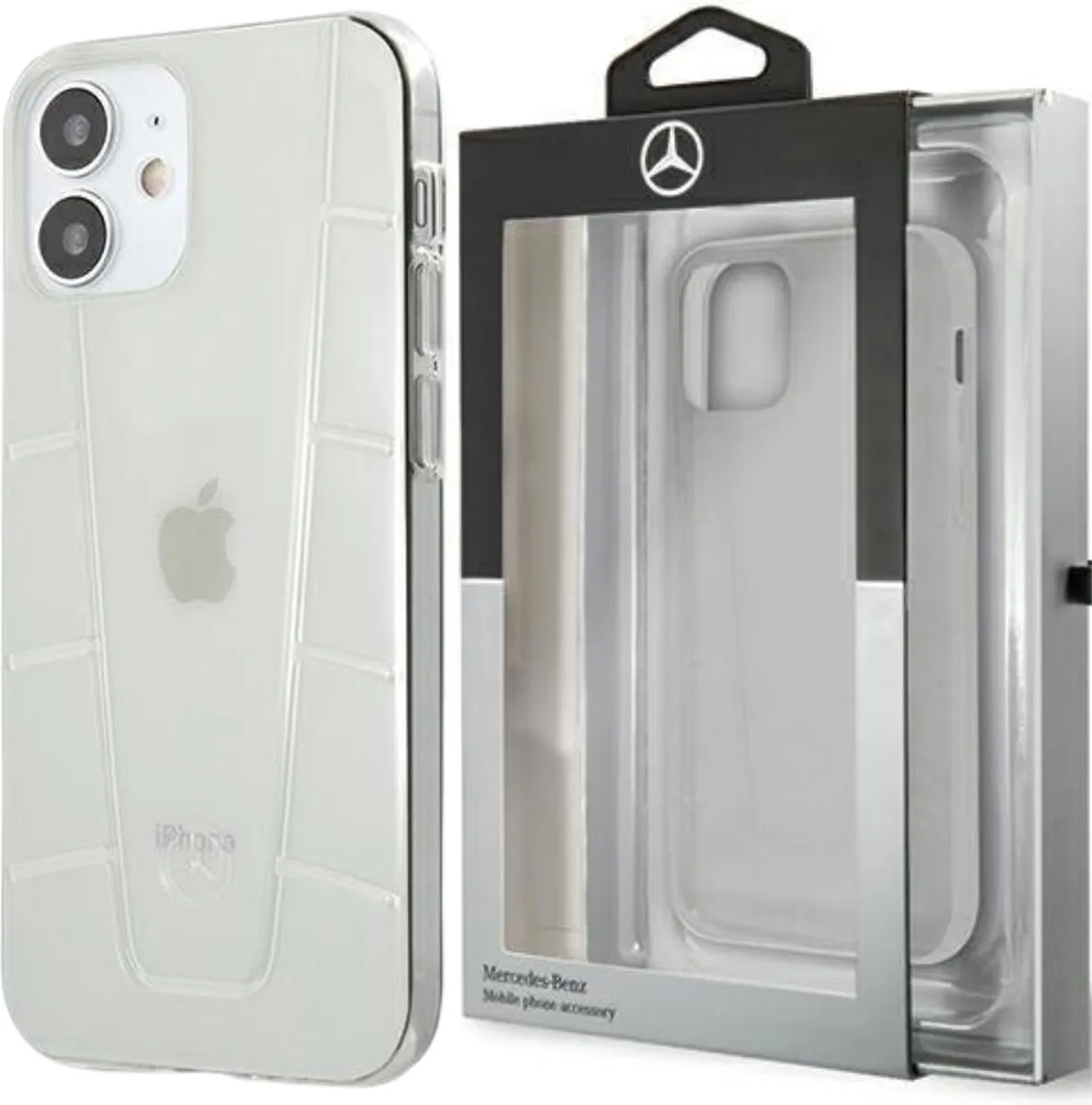 Mercedes-Benz iPhone 12 Mini Backcover 3700740483503 - Transparant