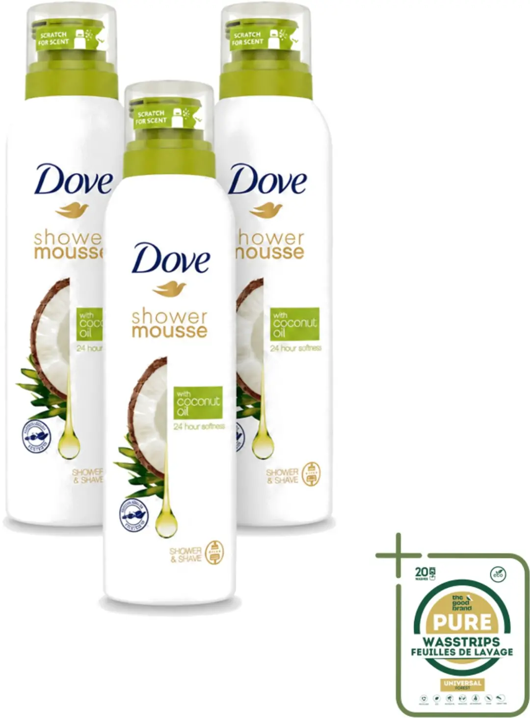 3 x Dove