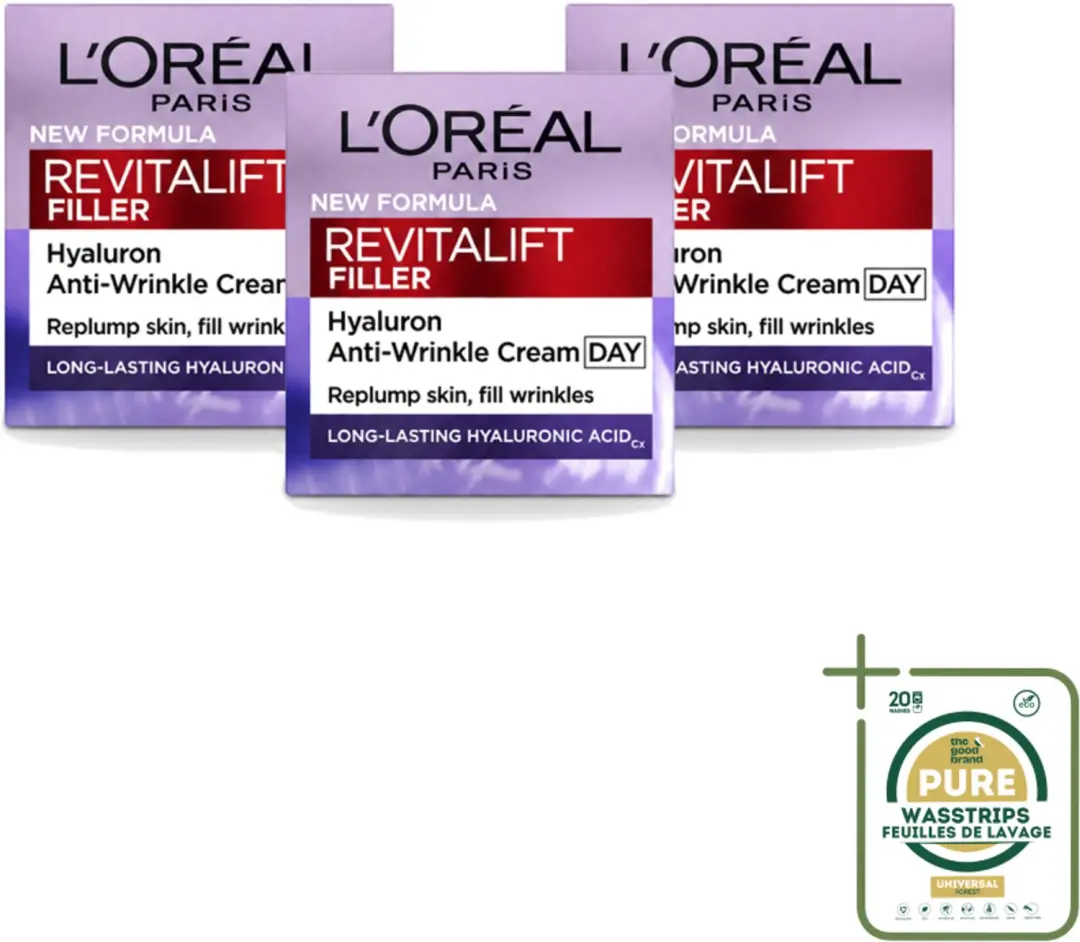 3 x L'Oréal Paris Revitalift Filler