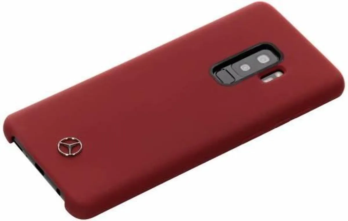 Mercedes-Benz Galaxy S9+ Hoesje - Rood - Soft Touch Leer - S203-6