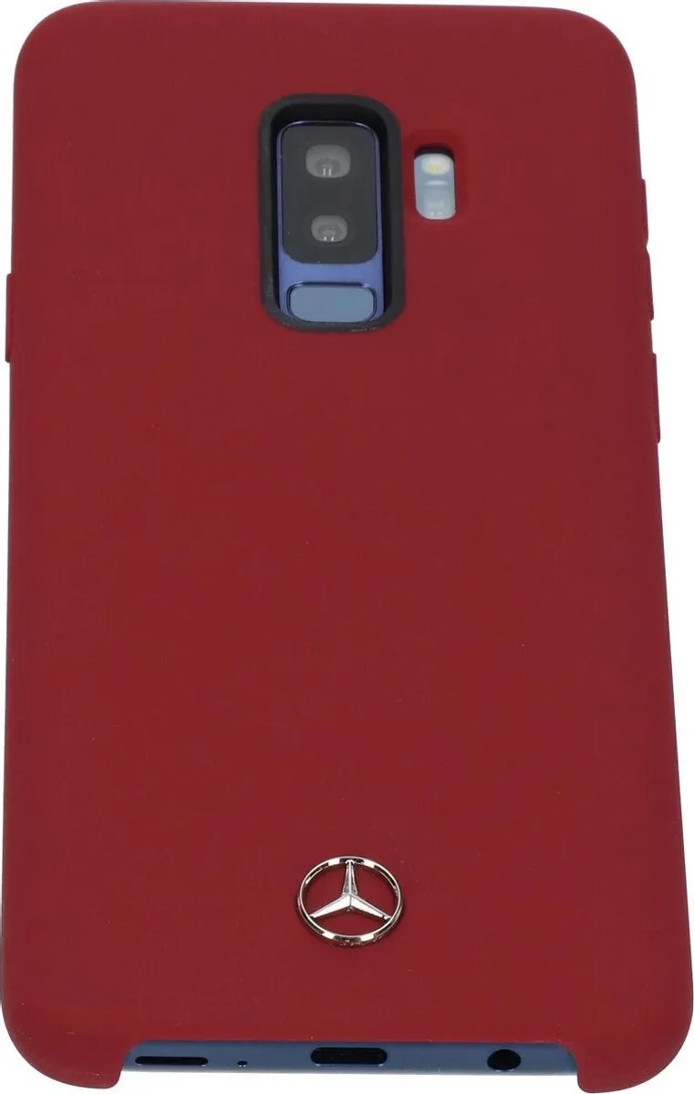 Mercedes-Benz Galaxy S9+ Hoesje - Rood - Soft Touch Leer - S203-6 - afbeelding 6 van 6
