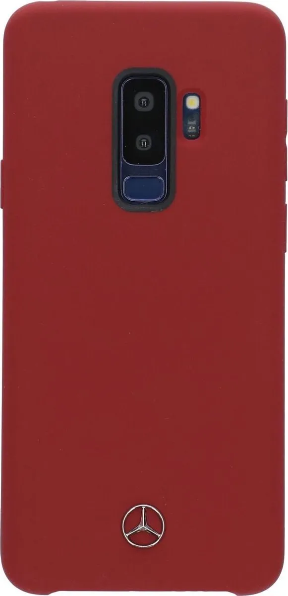 Mercedes-Benz Galaxy S9+ Hoesje - Rood - Soft Touch Leer - S203-6