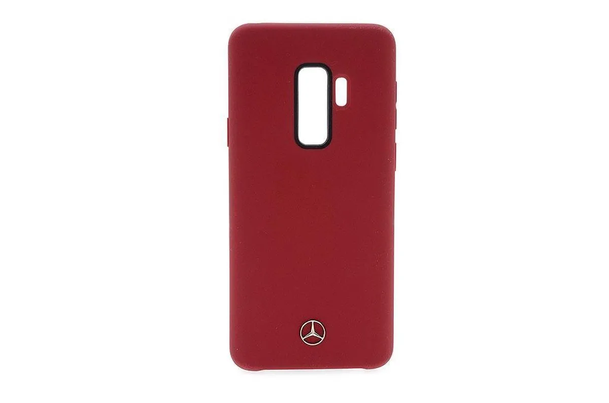 Mercedes-Benz Galaxy S9+ Hoesje - Rood - Soft Touch Leer - S203-6