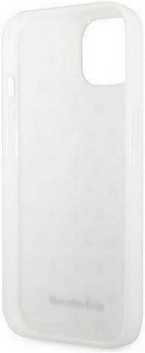 Mercedes Silver Stars Back Case iPhone 13 6.1" - Wit