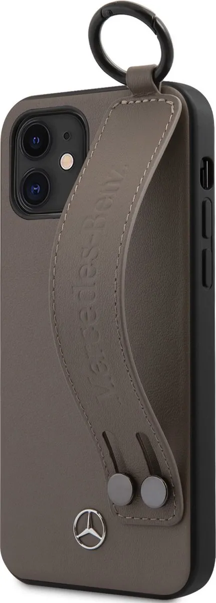 Mercedes-Benz iPhone 12 Mini Hoesje - Bruin - 3700740483893