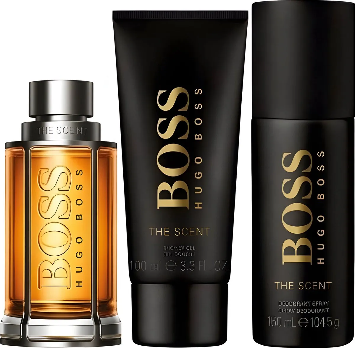Hugo Boss The Scent Geschenkset - Douchegel, Deo & Eau de Toilette - 250ml