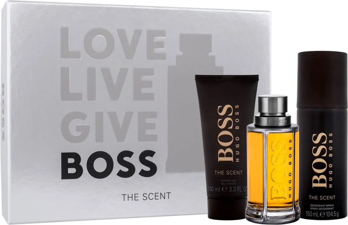 Hugo Boss The Scent Geschenkset - Douchegel, Deo & Eau de Toilette - 250ml