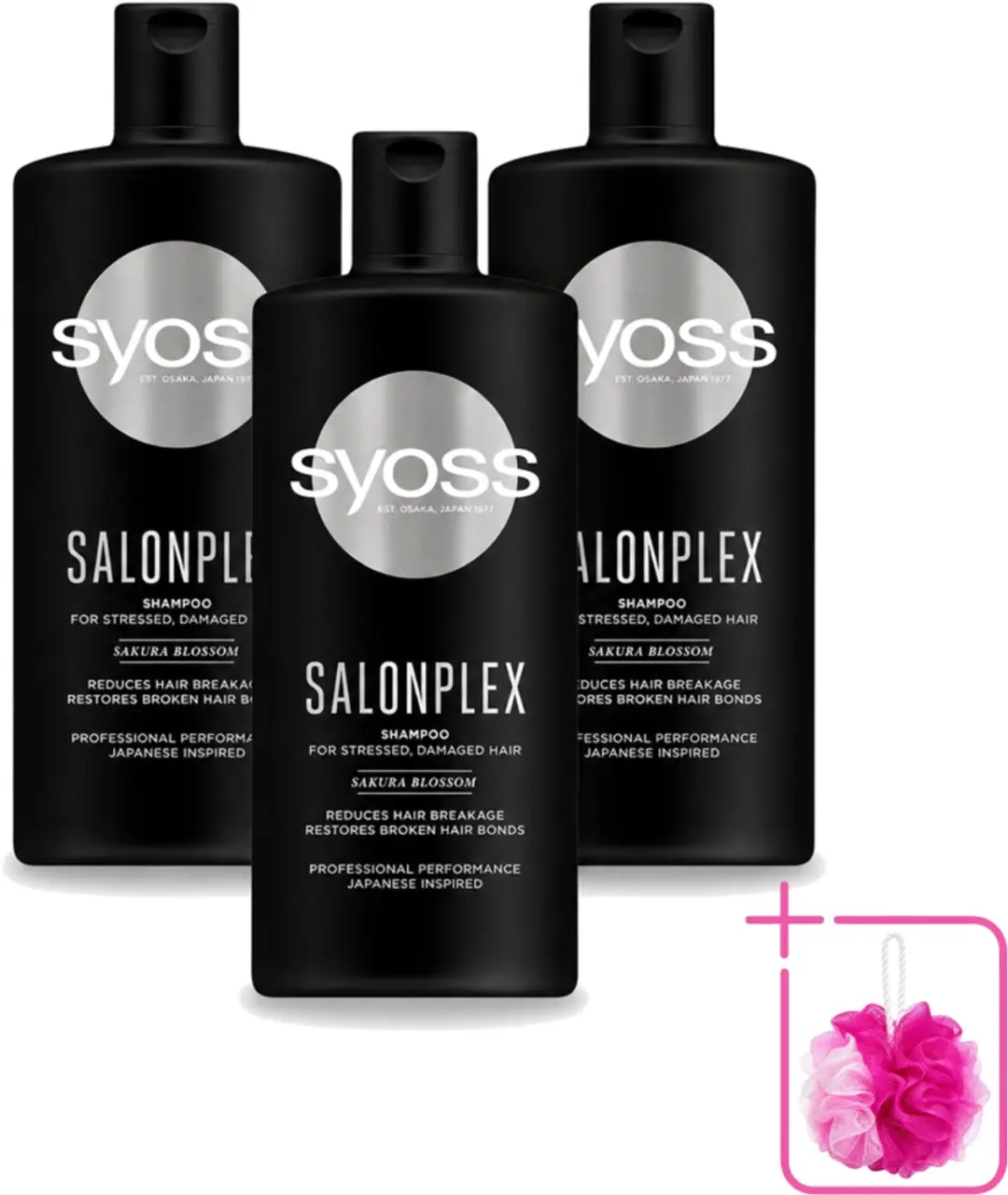 3 x Syoss Salonplex Shampoo