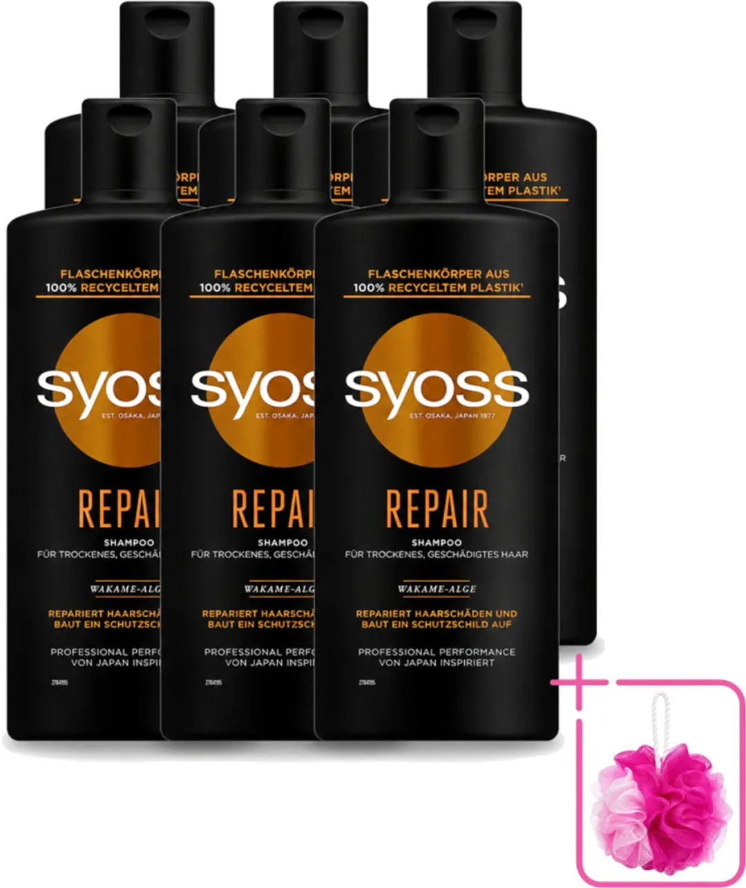 6 x Syoss Repair Shampoo