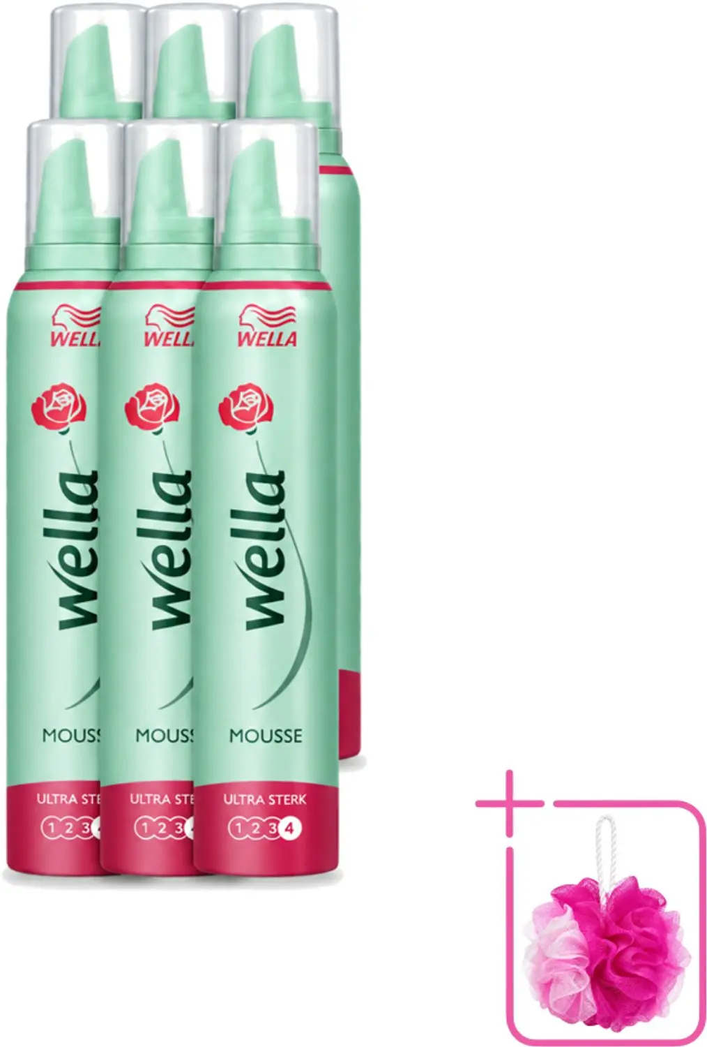 6 x WellaFlex Hold Ultra Strong Mousse