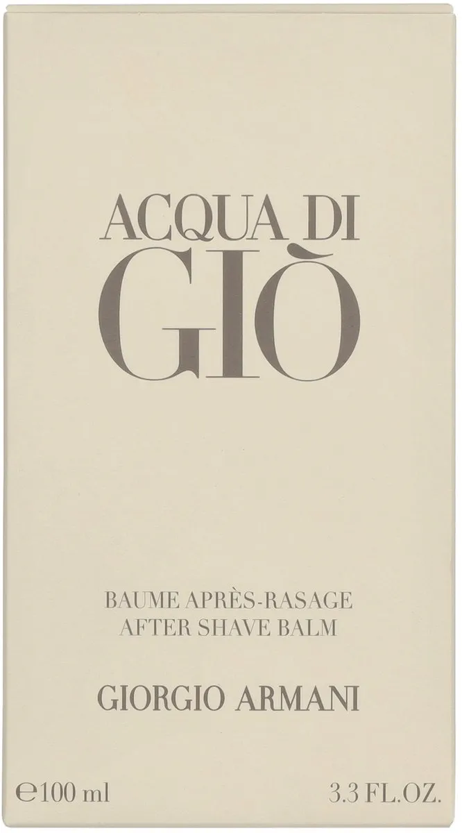 Armani Acqua Di Giò Homme After Shave Balm 100ml