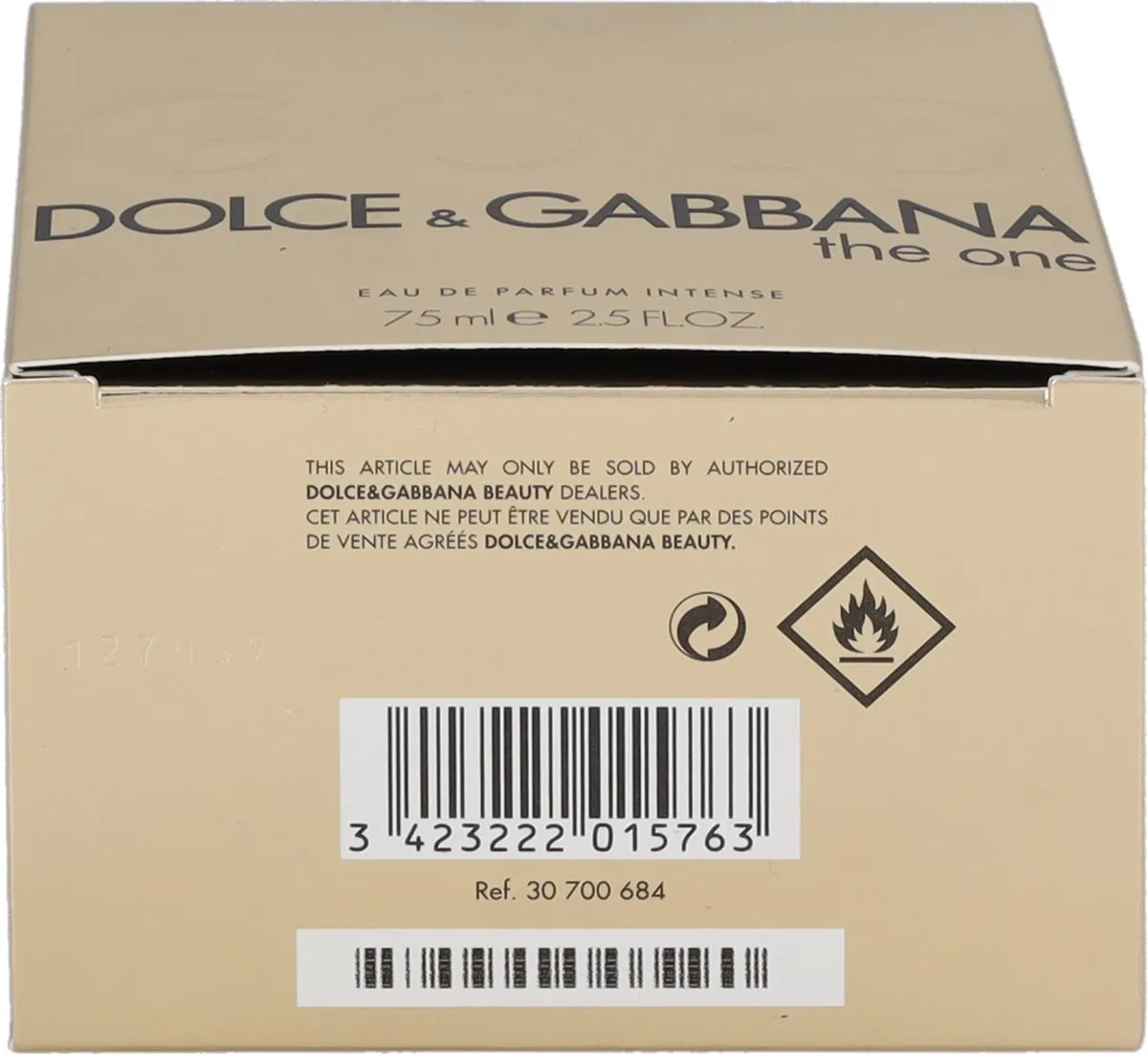 Dolce & Gabbana The One Gold Eau de Parfum - 75ml