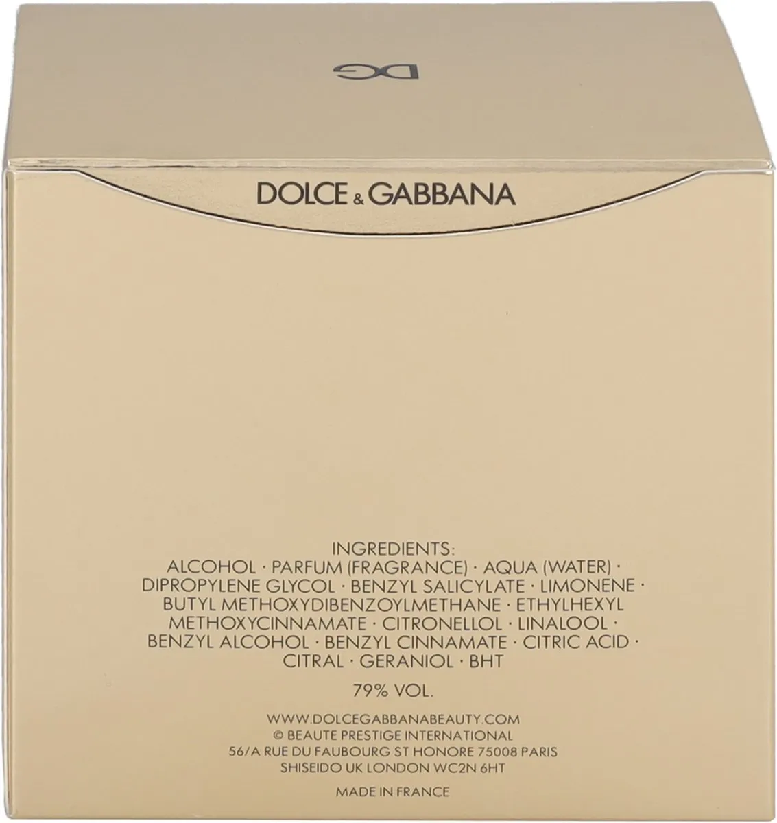 Dolce & Gabbana The One Gold Eau de Parfum 75ml - afbeelding 6 van 6