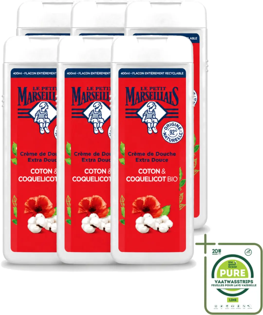 6 x Le Petit Marseillais