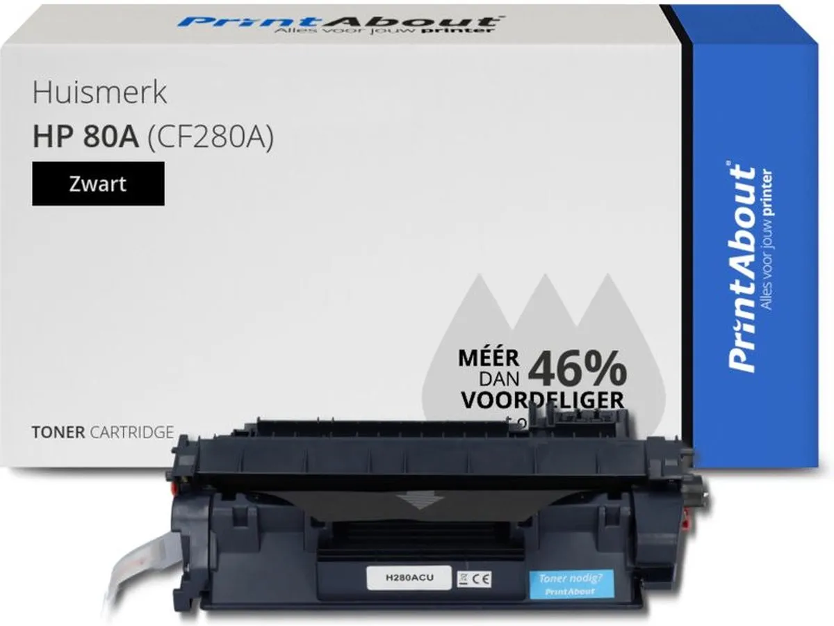 PrintAbout HP 80A CF280A Toner Zwart