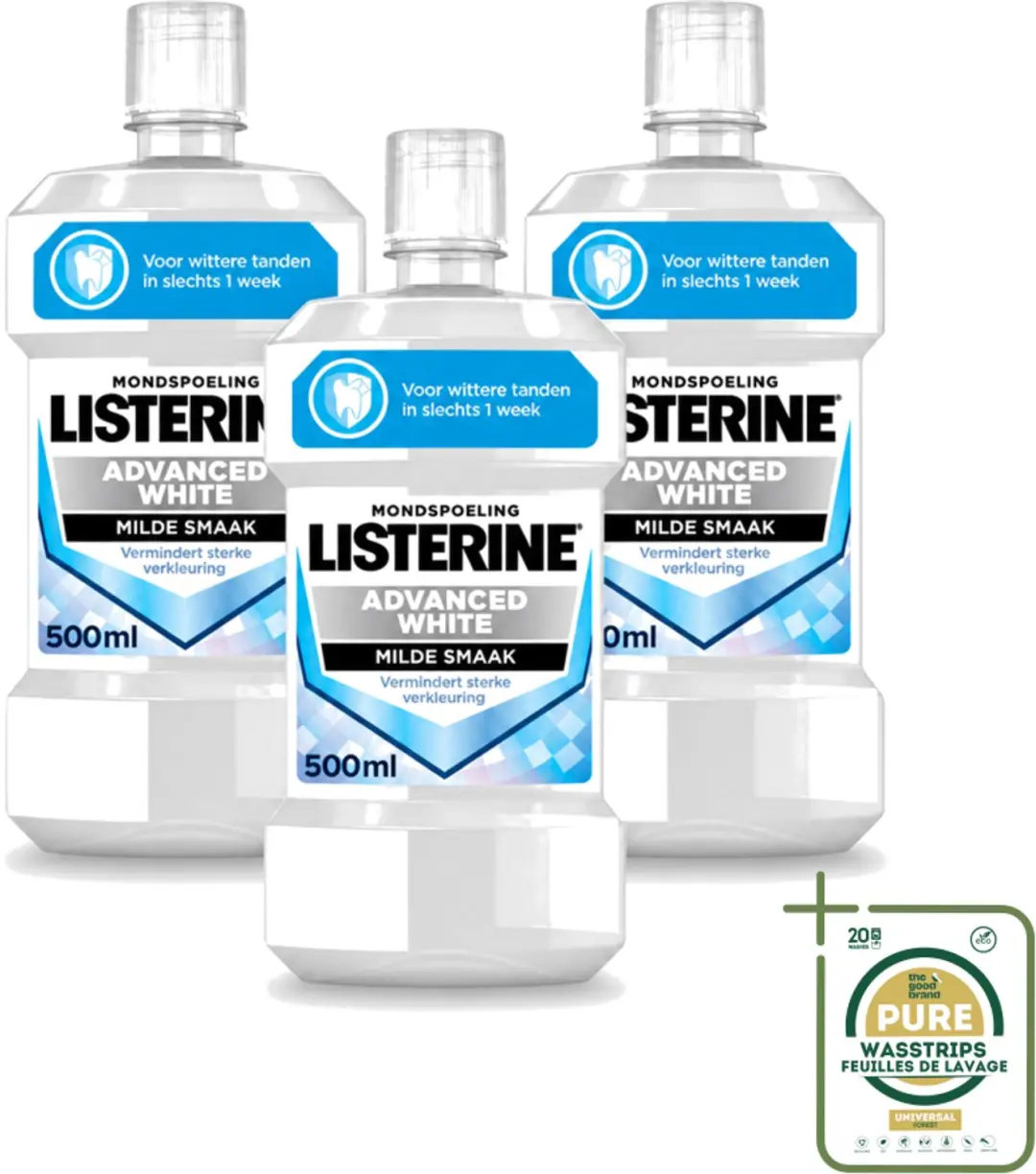 3 x Listerine