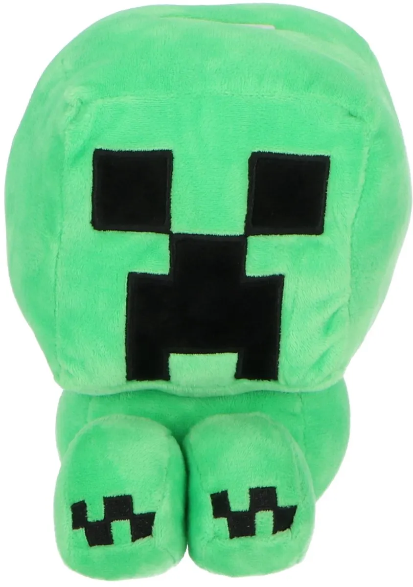 Minecraft Pluche Spaarpot - Multicolor
