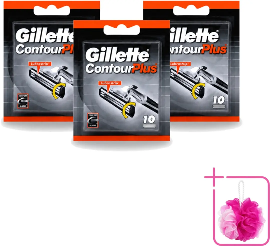 3 x Gillette Contour Plus