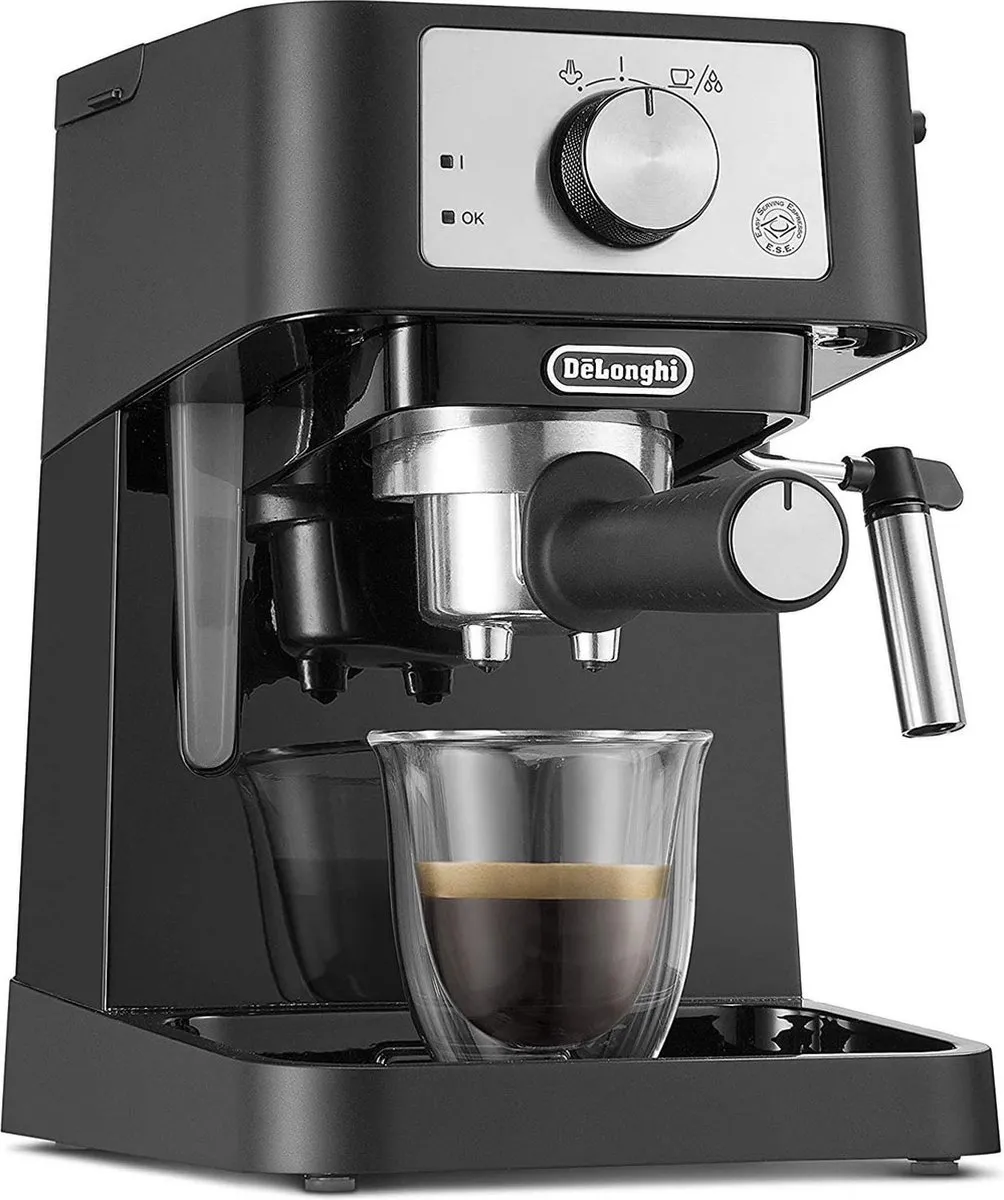 De'Longhi Stilosa EC260.BK Espressomachine - 1100W - 1L - Zwart/Zilver - afbeelding 6 van 6