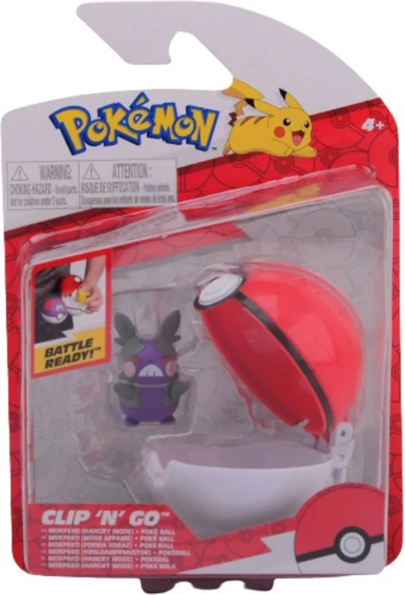 Pokémon Clip 'n Go Morpeko & Pokéball - Multi