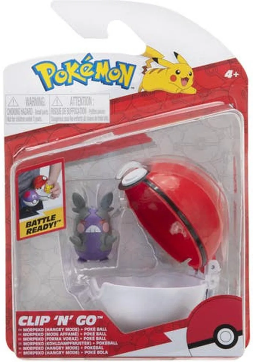 Pokémon Clip 'n Go Morpeko & Pokéball
