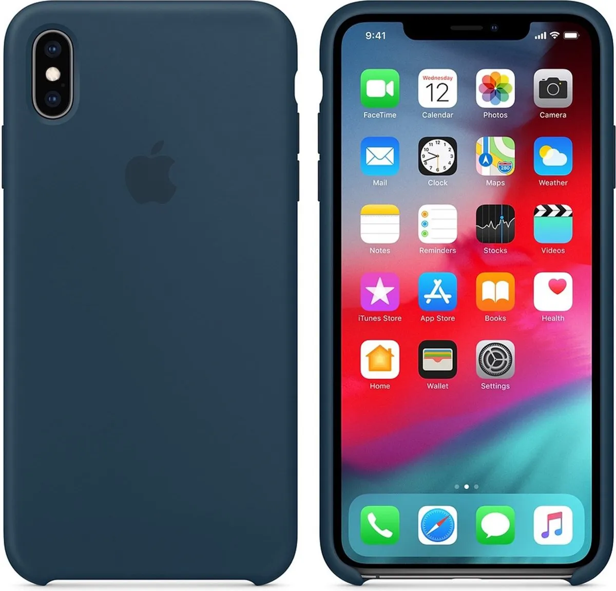 Apple iPhone Xs Max Siliconen Hoesje MUJQ2ZM/A - Groen