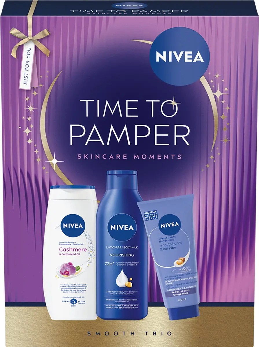 NIVEA Time to Pamper geschenkset voor vrouwen