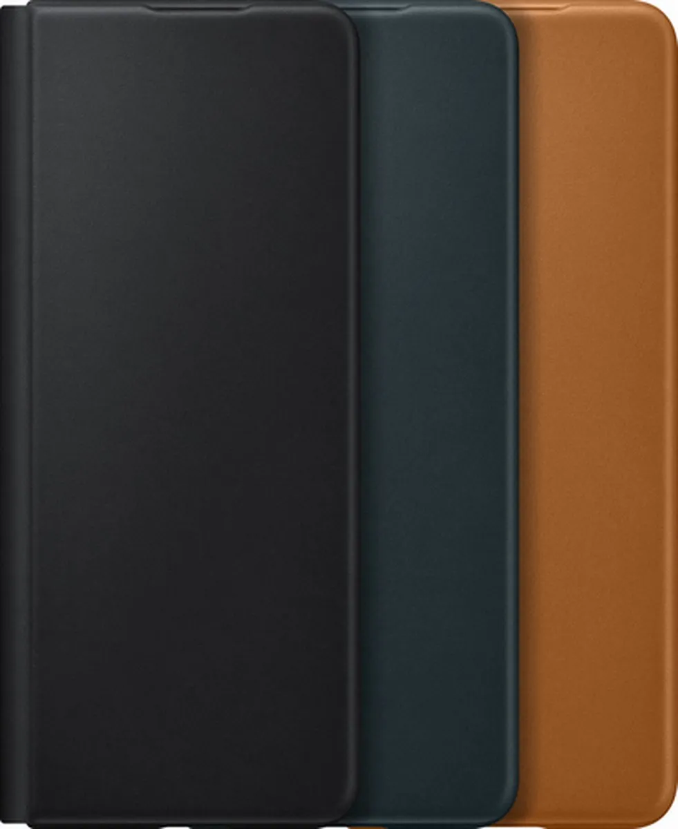 Samsung Galaxy Z Fold3 Lederen Hoesje - Camel - EF-FF926LAEGWW