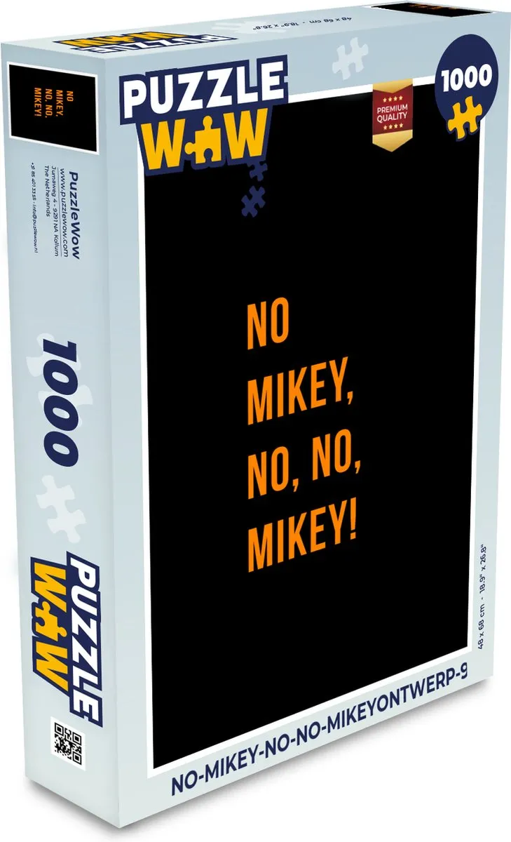 PuzzleWow Quotes Legpuzzel 1000 Stuks