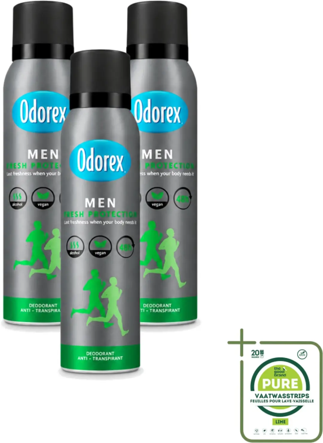 3 x Odorex Men