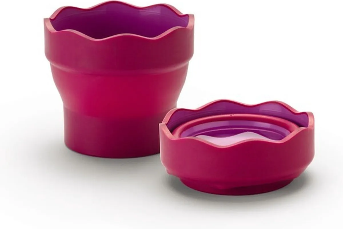 Faber-Castell Clic & Go Watercup - 50ml - Roze/Oranje