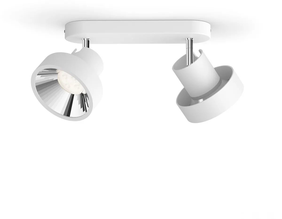 Philips Bukko Opbouwspot 2-lichts - Zwart