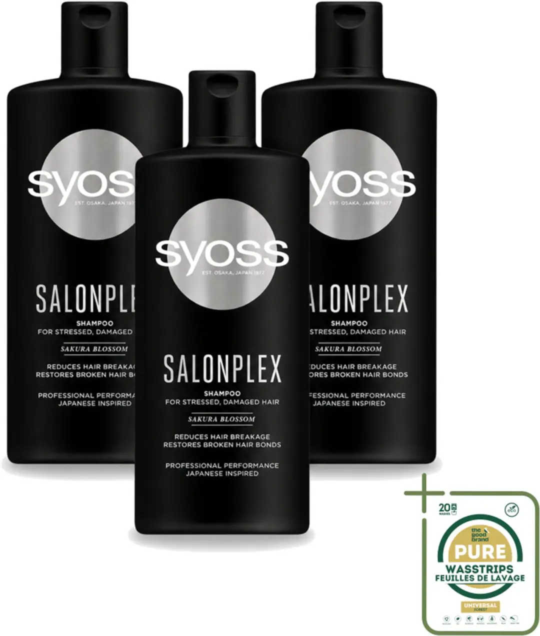 3 x Syoss Salonplex Shampoo