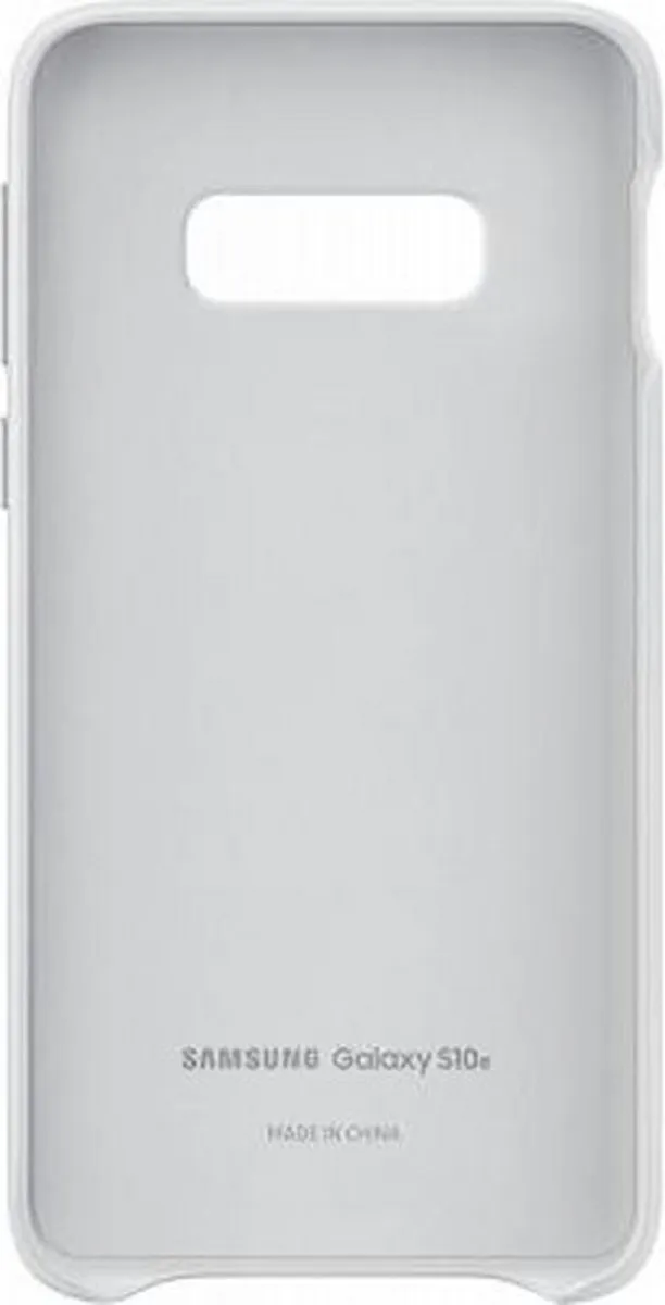 Samsung Galaxy S10e Lederen Hoesje - Wit - EF-VG970LWEGWW