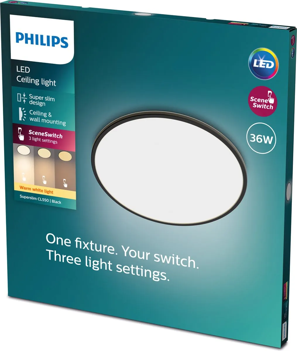Philips SuperSlim Plafondlamp 36W