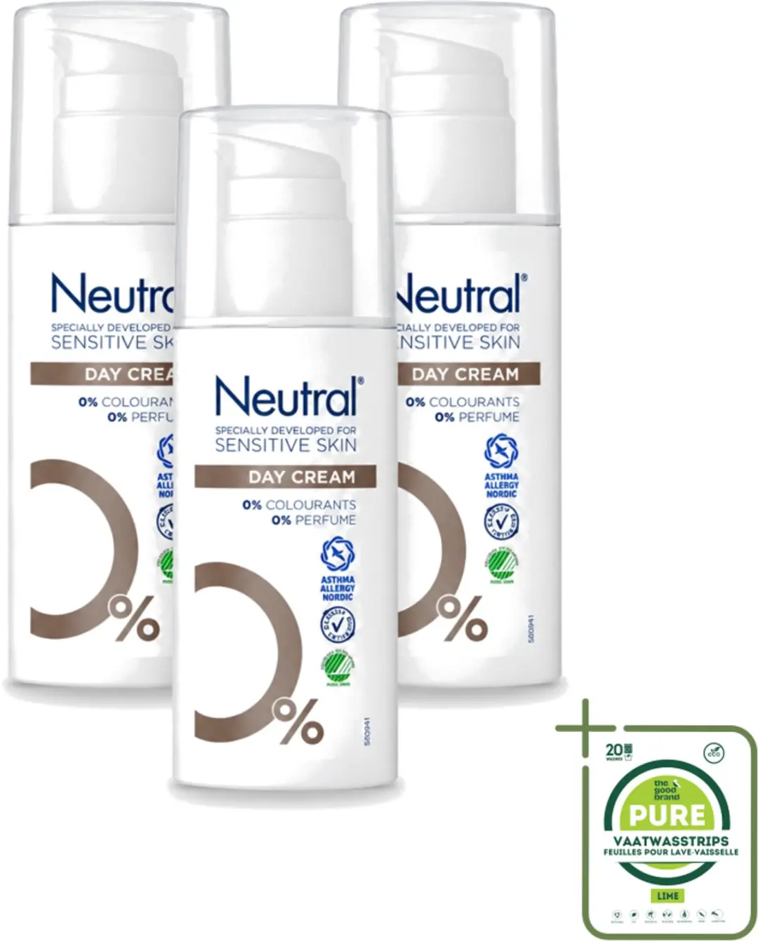3 x Neutral