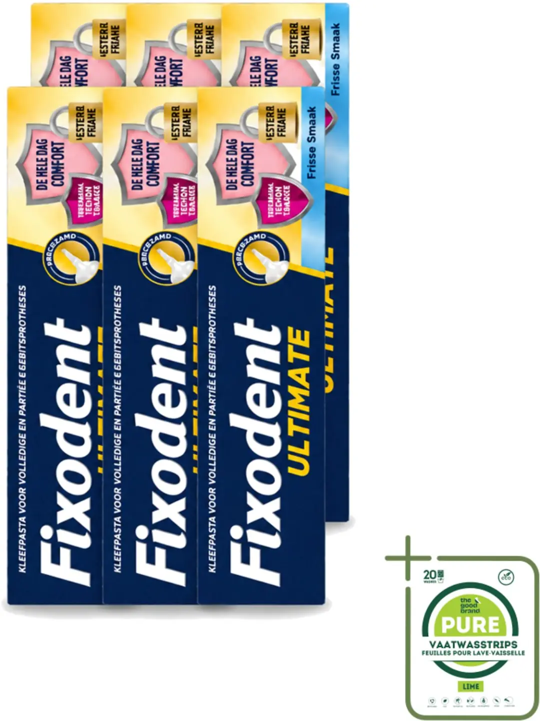 6 x Fixodent