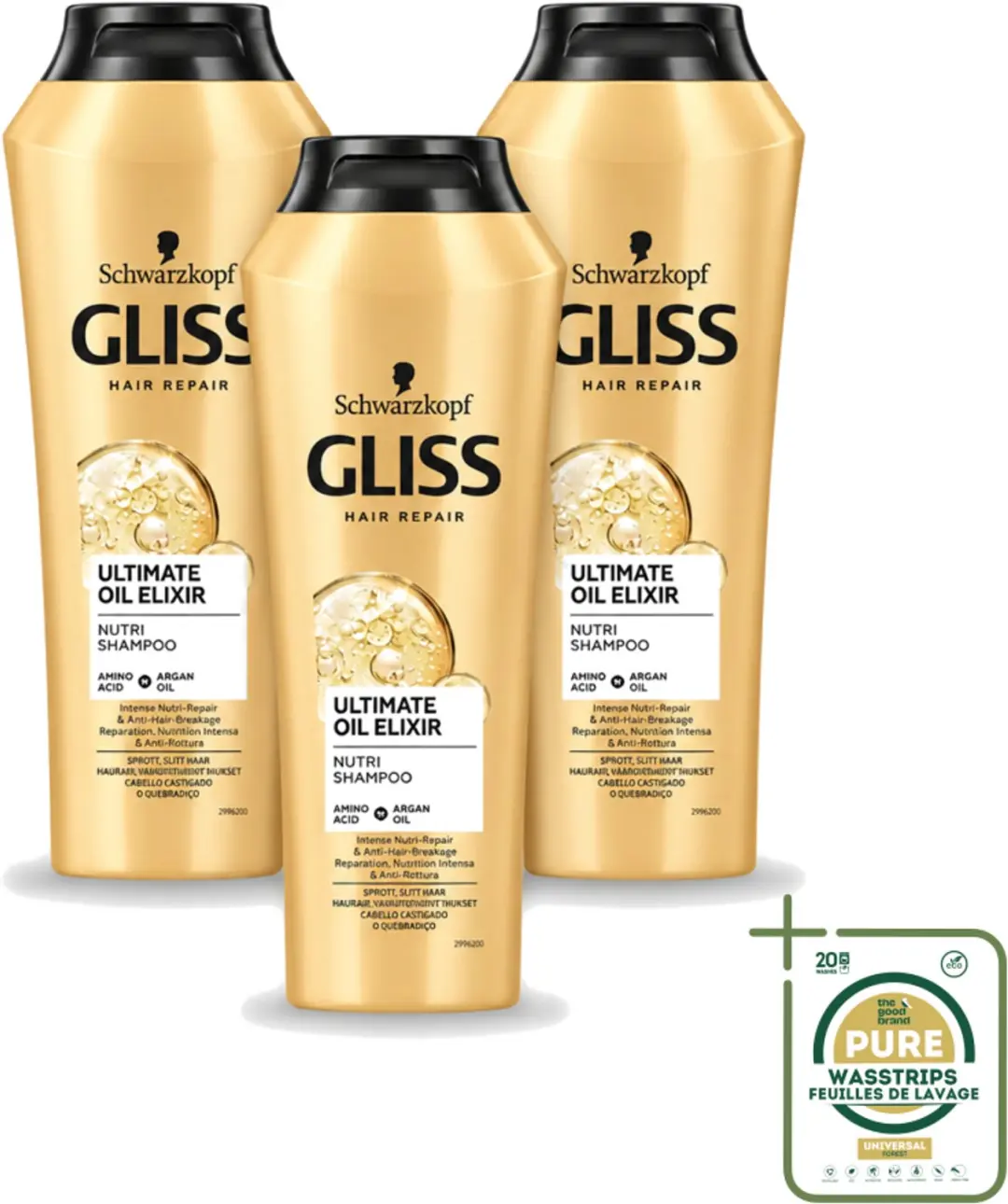 3 x Gliss Kur