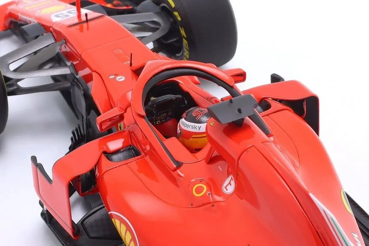 Ferrari SF71H #55 Formule 1 Modelauto - BBR211895 - Rood