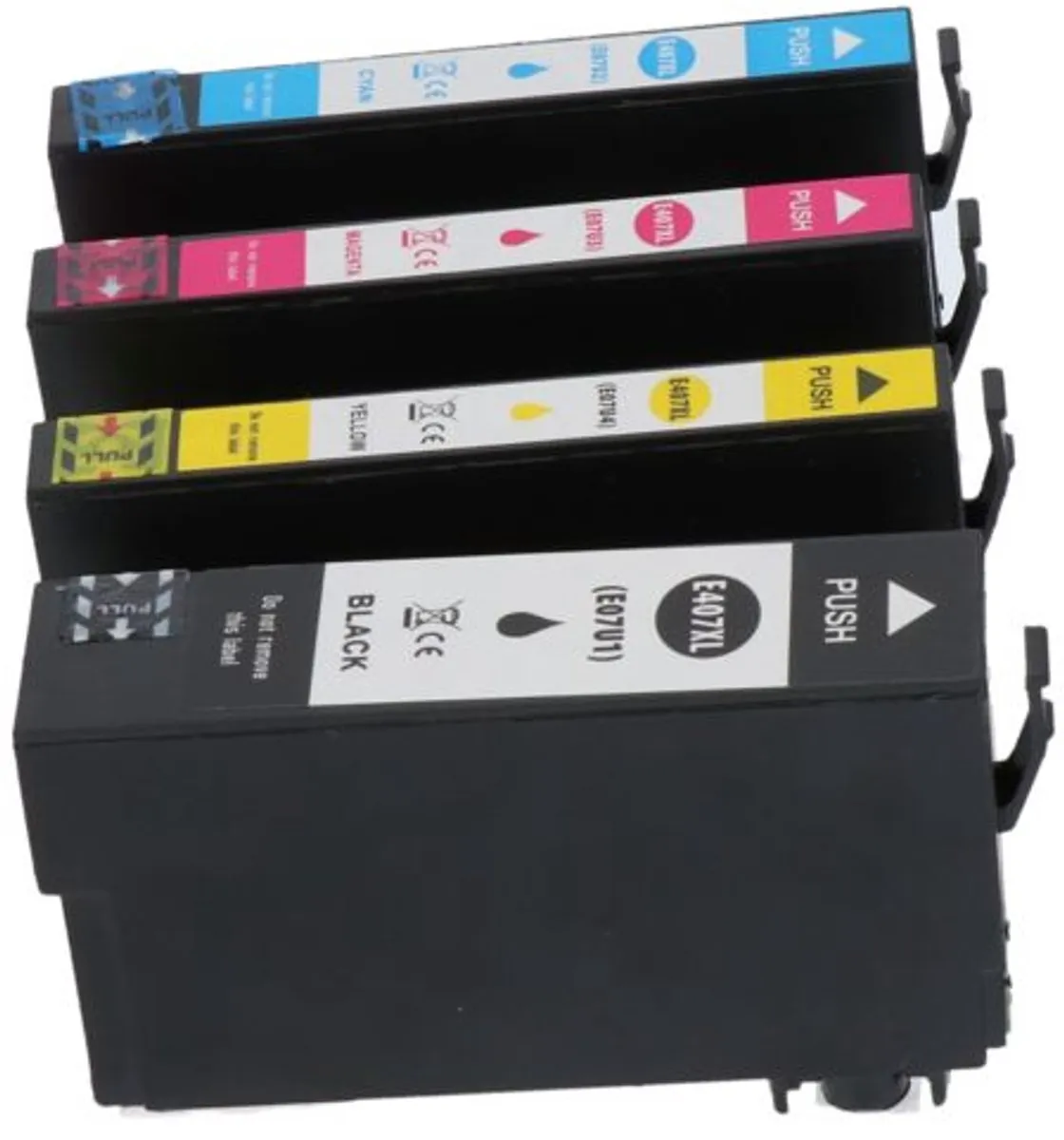 PrintAbout Epson 407 Inktcartridge 4-kleuren Voordeelbundel - 9.500 pagina's