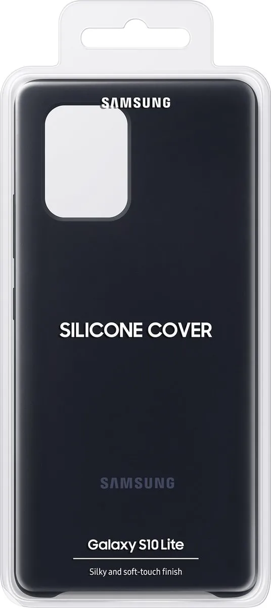 Samsung Silicone Cover EF-PG770TBEGEU - S10 Lite - Zwart