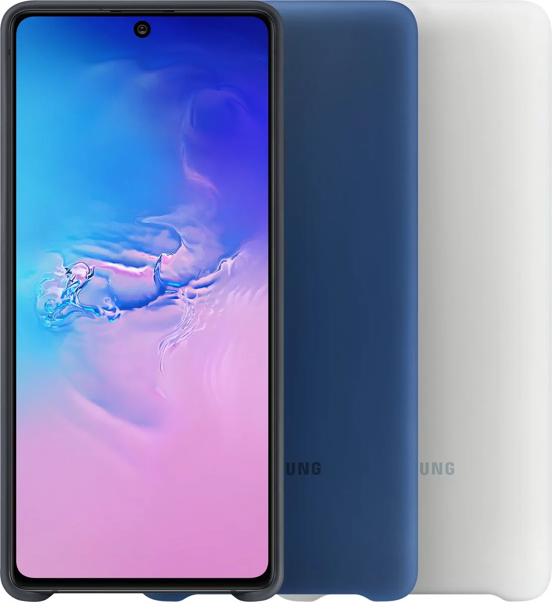 Samsung Silicone Cover EF-PG770TBEGEU - S10 Lite - Zwart - afbeelding 6 van 6