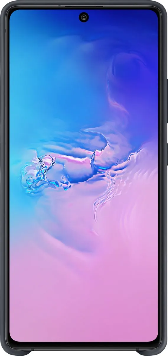 Samsung Silicone Cover EF-PG770TBEGEU - S10 Lite - Zwart
